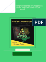 Download ebooks file Interactive computer graphics a top down approach using OpenGL 5th ed. international ed Edition Angel all chapters