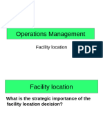 OM Facility Location