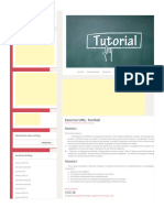 Exercice UML - Football Computer Tutorials