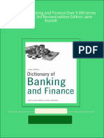 Buy ebook Dictionary of Banking and Finance Over 9 000 terms clearly defined 3rd Revised edition Edition Jane Russell cheap price