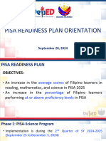 PISA Readiness Plan Orientation 09202024