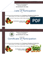 Certificate of Participation