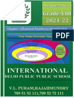 Chapter-1 (Rational Numbers) - Introduction Notes