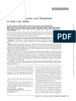 Bern C Et Al. Congenital Transm in Stacruz. 2009. Parásitos en Cordón