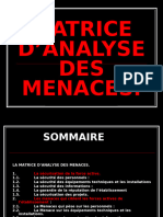 MATRICE D’ANALYSE DES MENACES