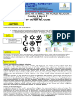 Eography of World Religions