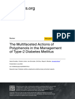 The Multifaceted Actions of Polyphenols in The Man