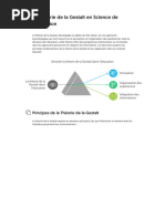 La Théorie de La Gestalt en Science de L'éducation