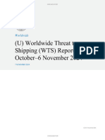  U.S. Navy Office of Naval Intelligence Worldwide Threat to Shipping (WTS) Report, 9 October - 6 November 2024