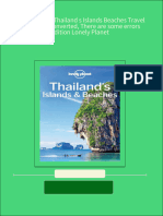 Download full Lonely Planet Thailand s Islands Beaches Travel Guide 9th; Converted, There are some errors Edition Lonely Planet ebook all chapters