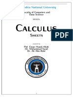 Calculus Sheets