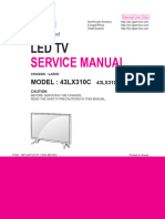 LG 43LX310C Service Manual