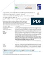 Angiosarcoma Associated With Radiation Therapy After Treatment of