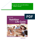 Nutrition Through The Life Cycle 8th Edition Judith E. Brown 2024 Scribd Download