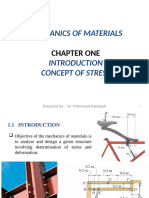 Mechanics of Materials Concept of Stress: Chapter One