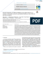 Towards Integration of Artificial Intelligence Into Medical Devices As A Real-Time Recommender System