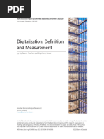 Digitalization-Definition and Measurement (BoC, 2023)