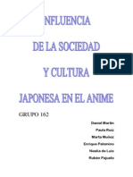 Cia de La Sociedad y Cultura Japonesa en El Anime