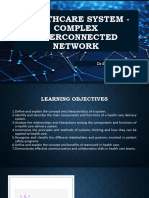 Healthcare System - Complex Interconnected Network