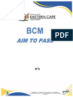 BCM Revision Paper 2 2024 - Aim To Pass MG