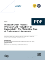 P-GP-07A Impact of Green Process Innovation and Productivity On Sustainability - The Moderating Role of Environmental Awareness