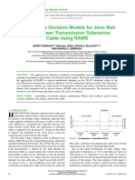 Maintenance Decision Models for JavaBali 150-KV Power Transmission Submarine Cable Using RAMS