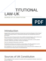 Constitutional Law-Uk Sources