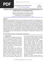 Mode of Action of Biopesticides