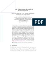 Efficient Video Deblurring Guided by Motion Magnitude