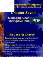 Chapter 7 - Managing Change & Disruptive Innovation