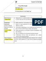 01 Essay Plan Sample