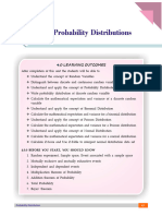 Distribution of probability 