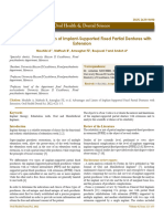 Advantages and Limits of Implantsupported Fixed Partial Dentures With Extension