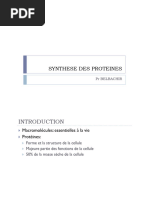 Synthese Des Proteines