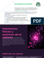 Fenomenos Fisicos y Quimicos de La Materia