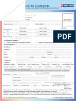 Credit Card Form HDFC Chiplun