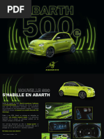 Brochure Nouvelle Abarth 500e - Septembre 2023