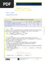 Ecine: Semestre Contrôle Continu - Sujet: Matière Analyse Enseignant Omar JELLOULI