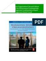 Instant Download Managing Sports Organizations Second Edition Responsibility For Performance Fundamentals of Sport Management Fundmentals of Sport Management Daniel Covell PDF All Chapter