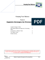 Keeping Your Balance - 06 - Cognitive Strategies For Mania