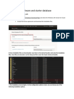 Install Oracle Software and Starter Database