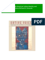 (FREE PDF Sample) Native Voices American Indian Identity and Resistance Richard A. Grounds Ebooks