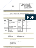 Kishore Kumar Resume