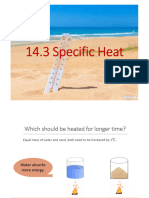 14.3 Specific Heat