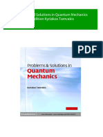 Get Problems and Solutions in Quantum Mechanics 1st Edition Kyriakos Tamvakis Free All Chapters