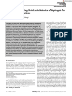 Advanced Science - 2023 - Feng - Tailoring The Swelling Shrinkable Behavior of Hydrogels For Biomedical Applications