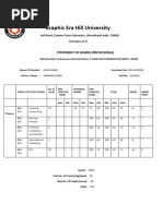 Anuj Dhami 3 Sem Result