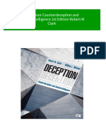 [FREE PDF sample] Deception Counterdeception and Counterintelligence 1st Edition Robert M. Clark ebooks