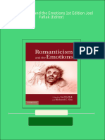 PDF Romanticism and The Emotions 1st Edition Joel Faflak (Editor) Download