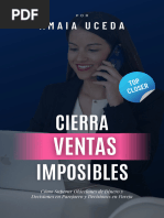 Cierra Ventas IMPOSIBLES